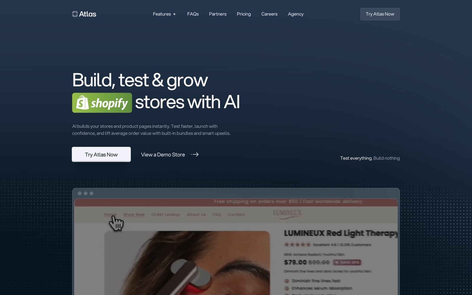 The Atlas website